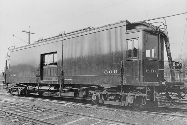 SSLMP - Chicago, North Shore and Milwaukee Railroad line car #606